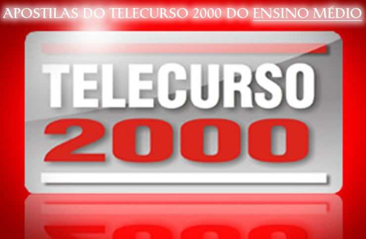 telecurso 2000 apostilas