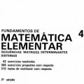 Fundamentos da Matemática Elementar Vol 4