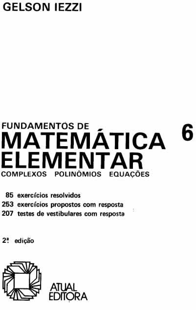 Fundamentos da Matemática Elementar 6