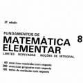 Fundamentos da Matemática Elementar 8